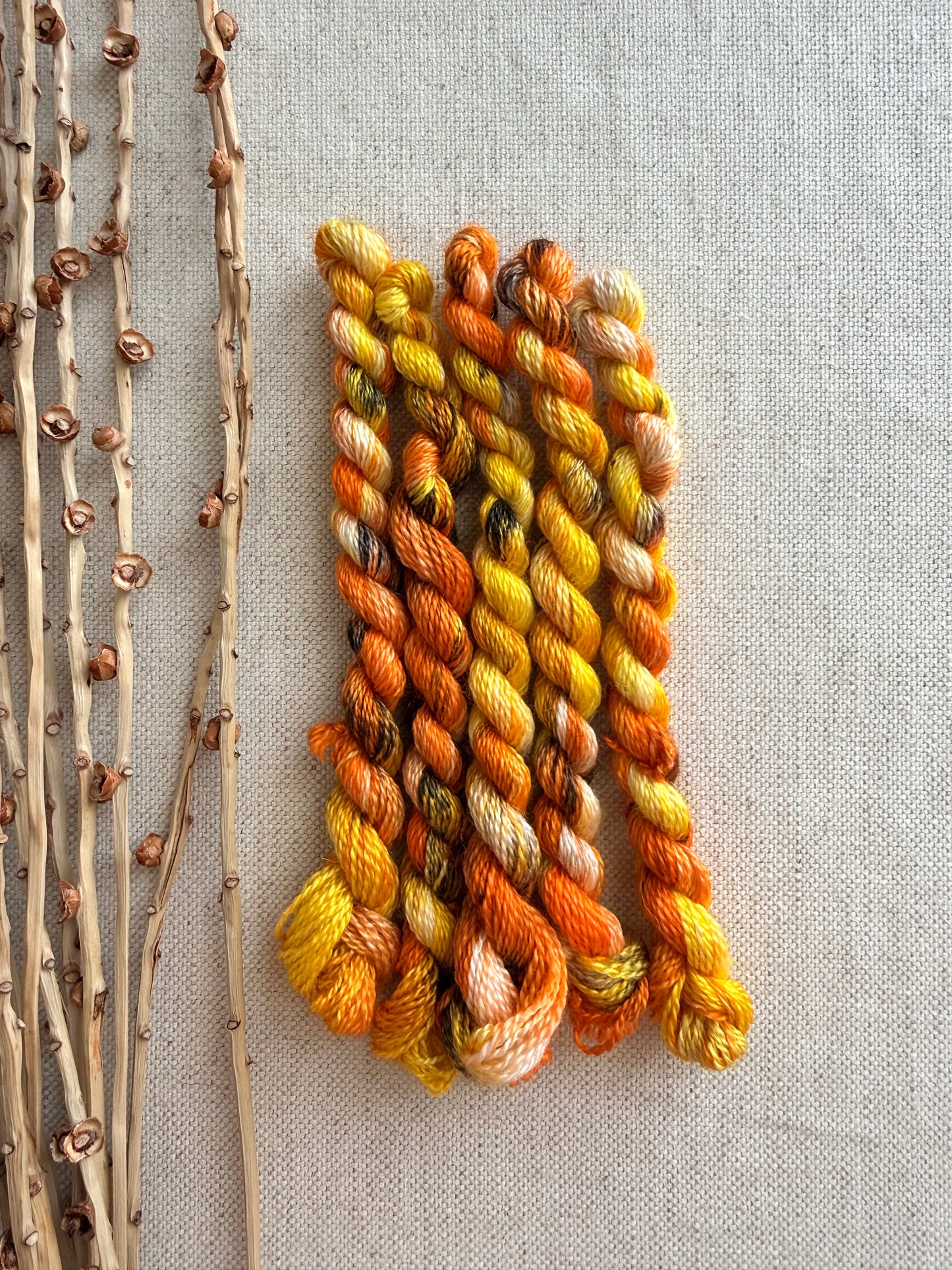 Candy Corn Crush Embroidery Thread