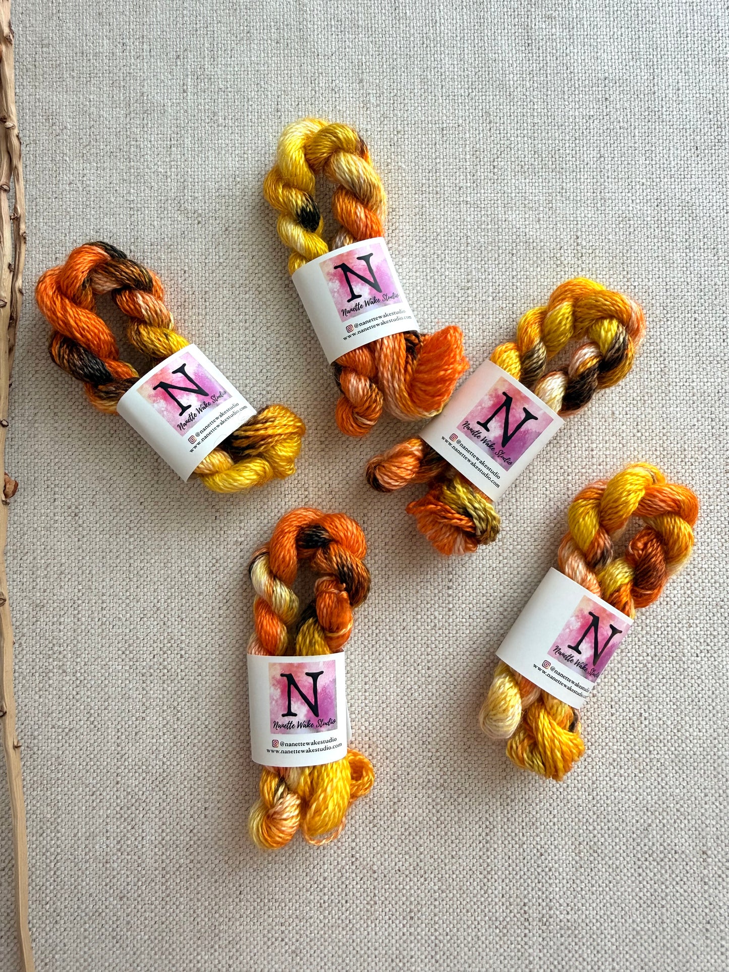 Candy Corn Crush Embroidery Thread