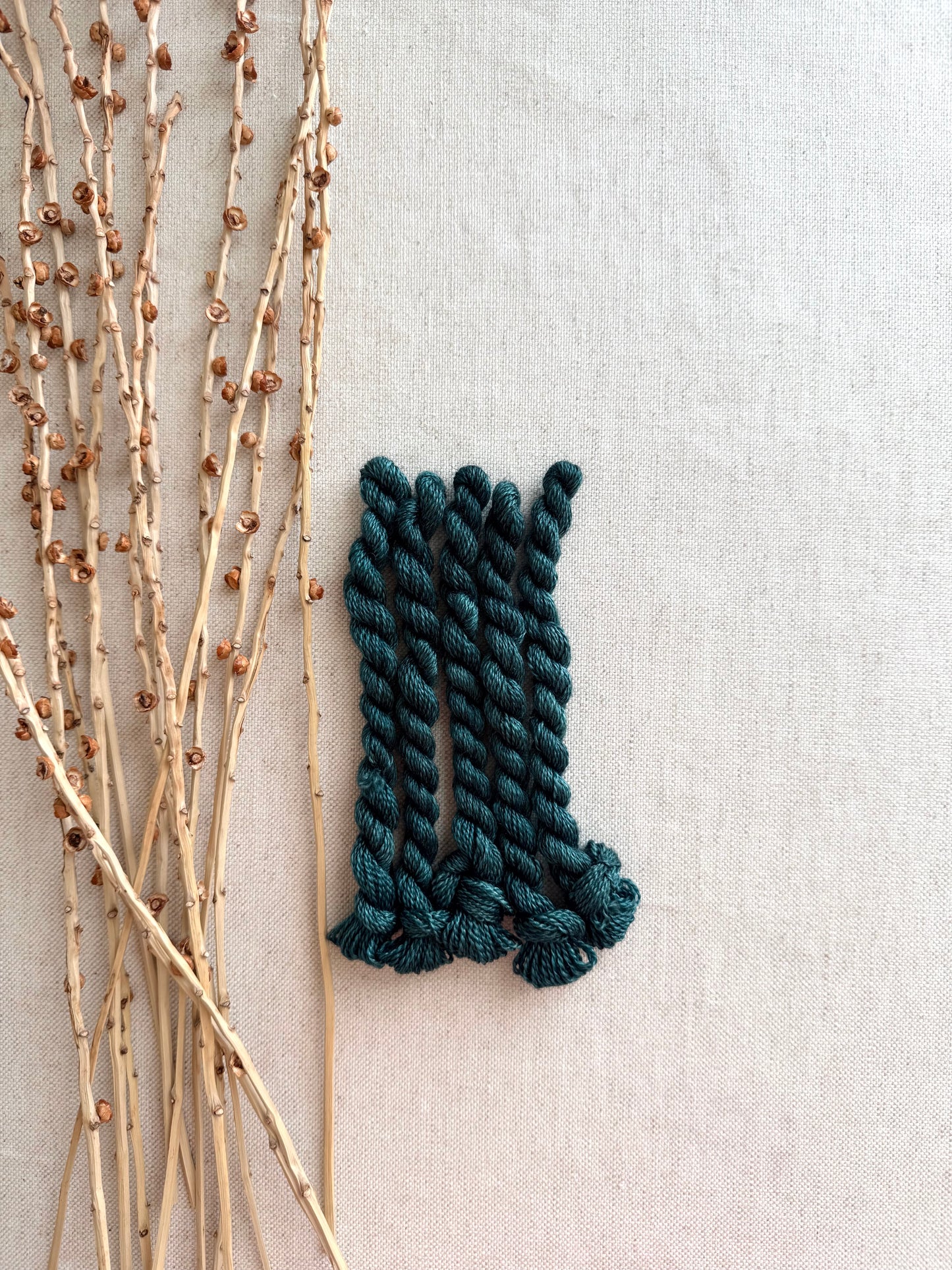 Forest Green Embroidery Thread