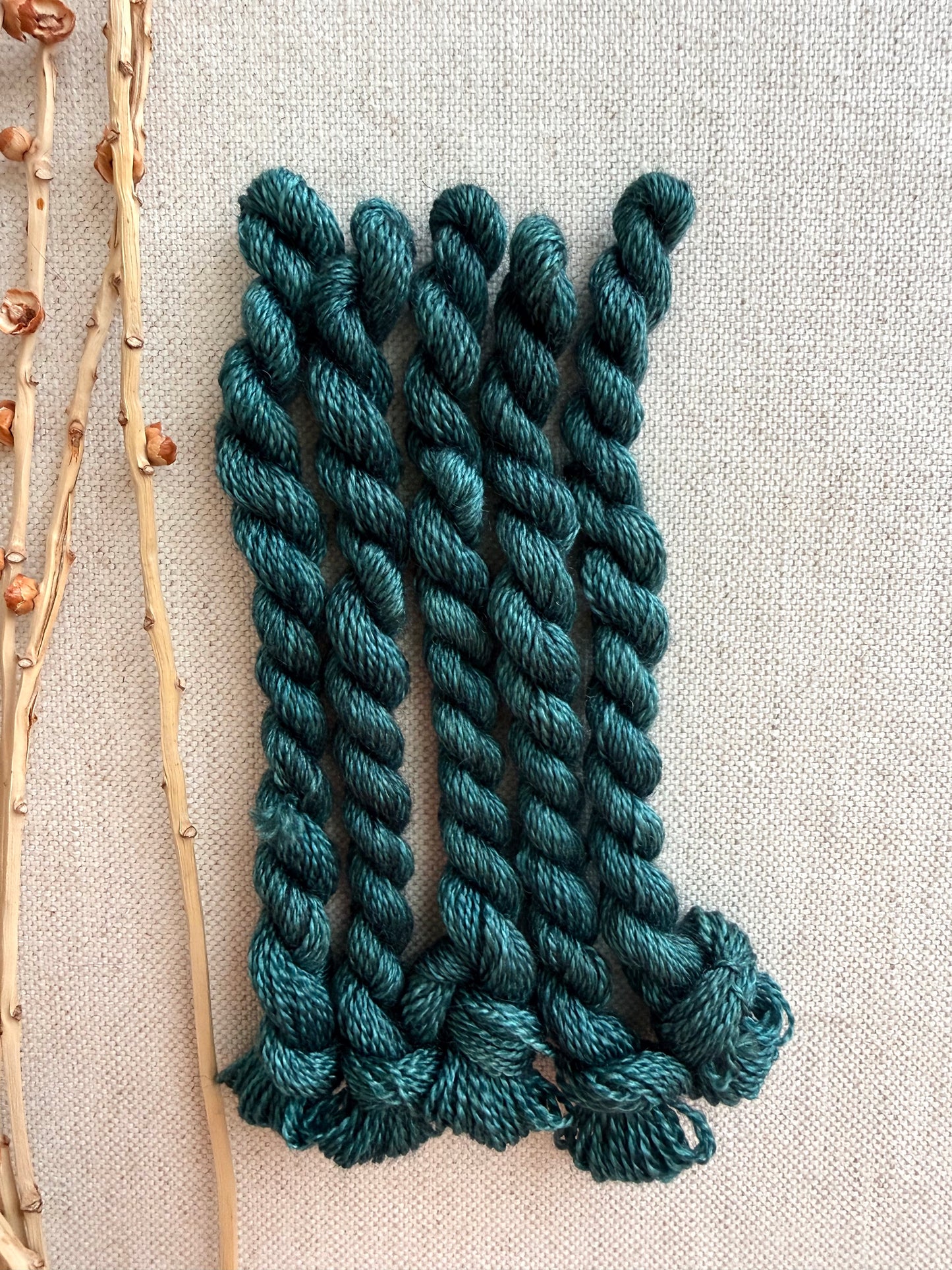 Forest Green Embroidery Thread