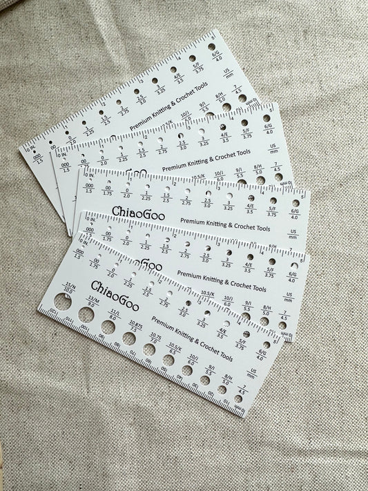 ChiaoGoo Knitting Needle Gauge