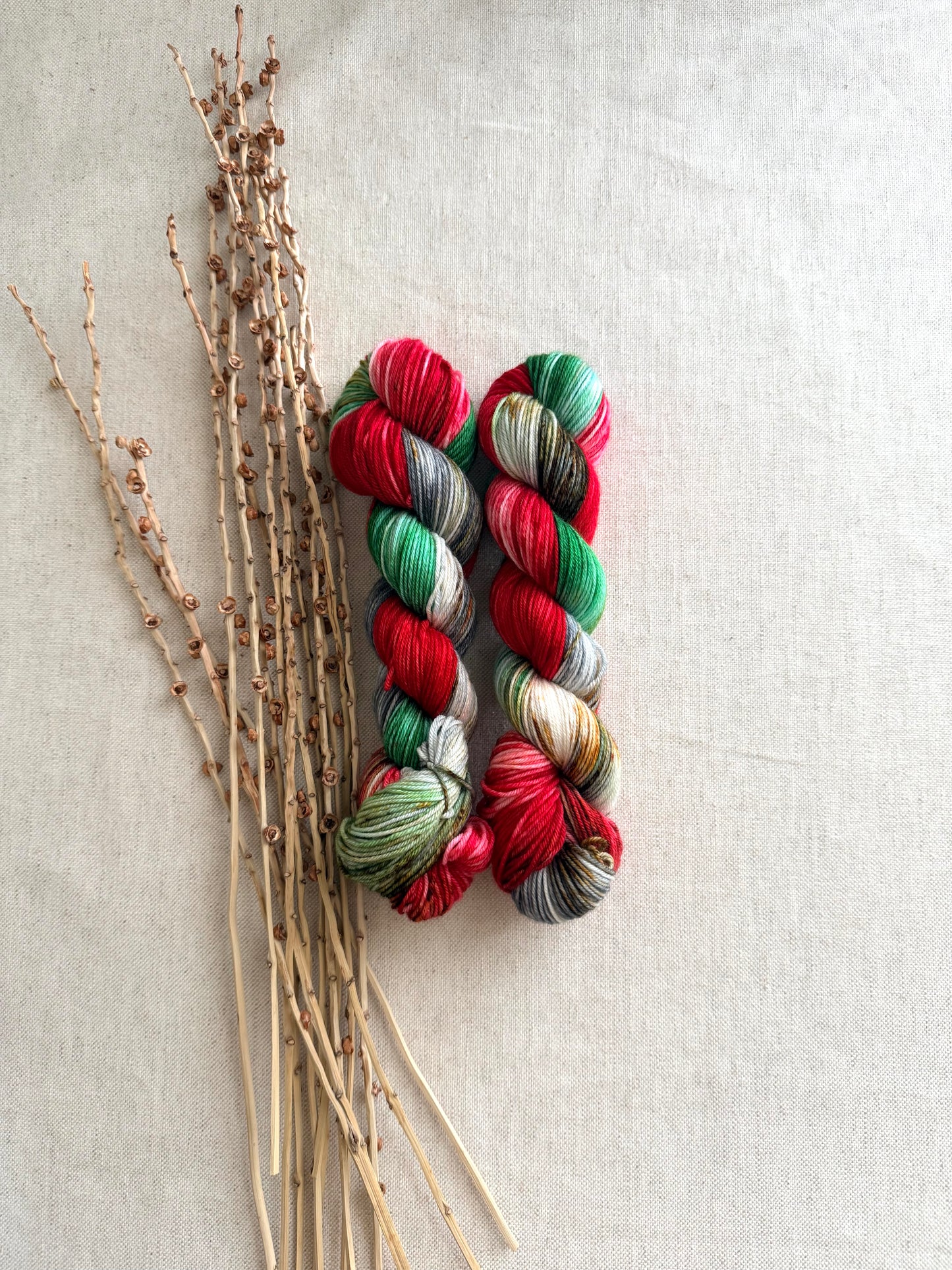A Washington Christmas - A Washington State Colorway SW Merino Nylon 50g Skein