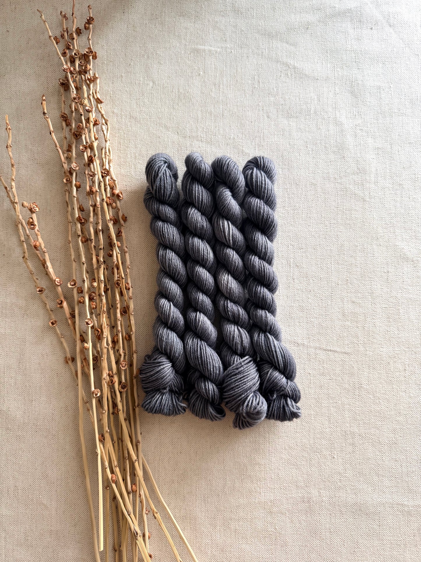 Storm - SW Wool Recycled Nylon Mini Skein