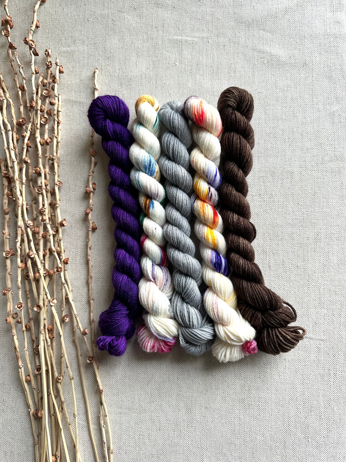 Mini Skirts - SW Merino Nylon Mini Skein Set