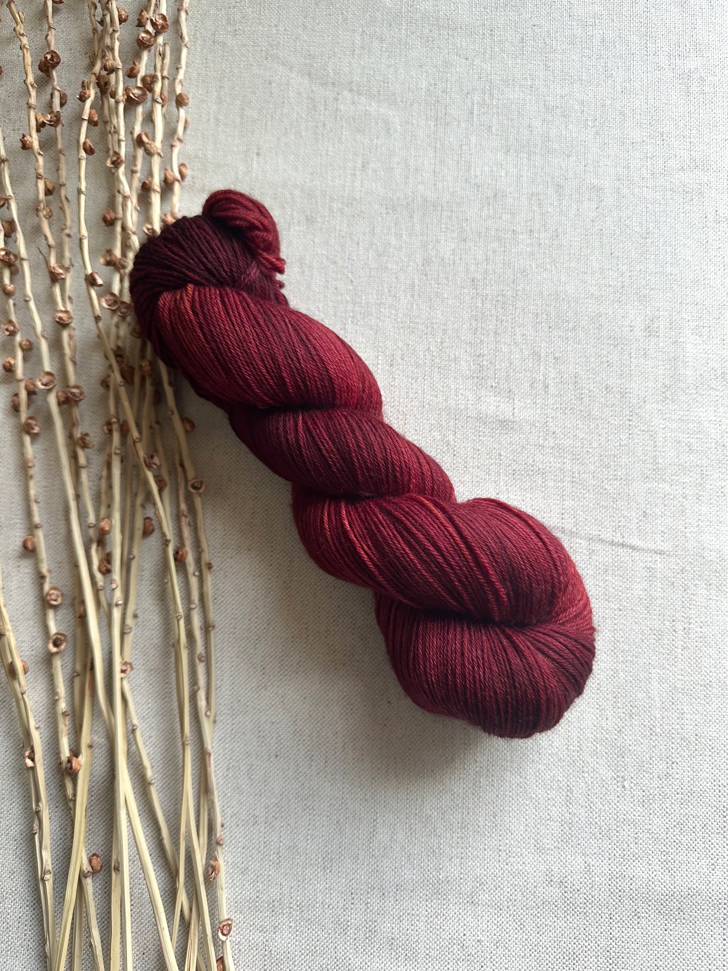 Antique Roses - Rusty SW Merino Nylon Yarn
