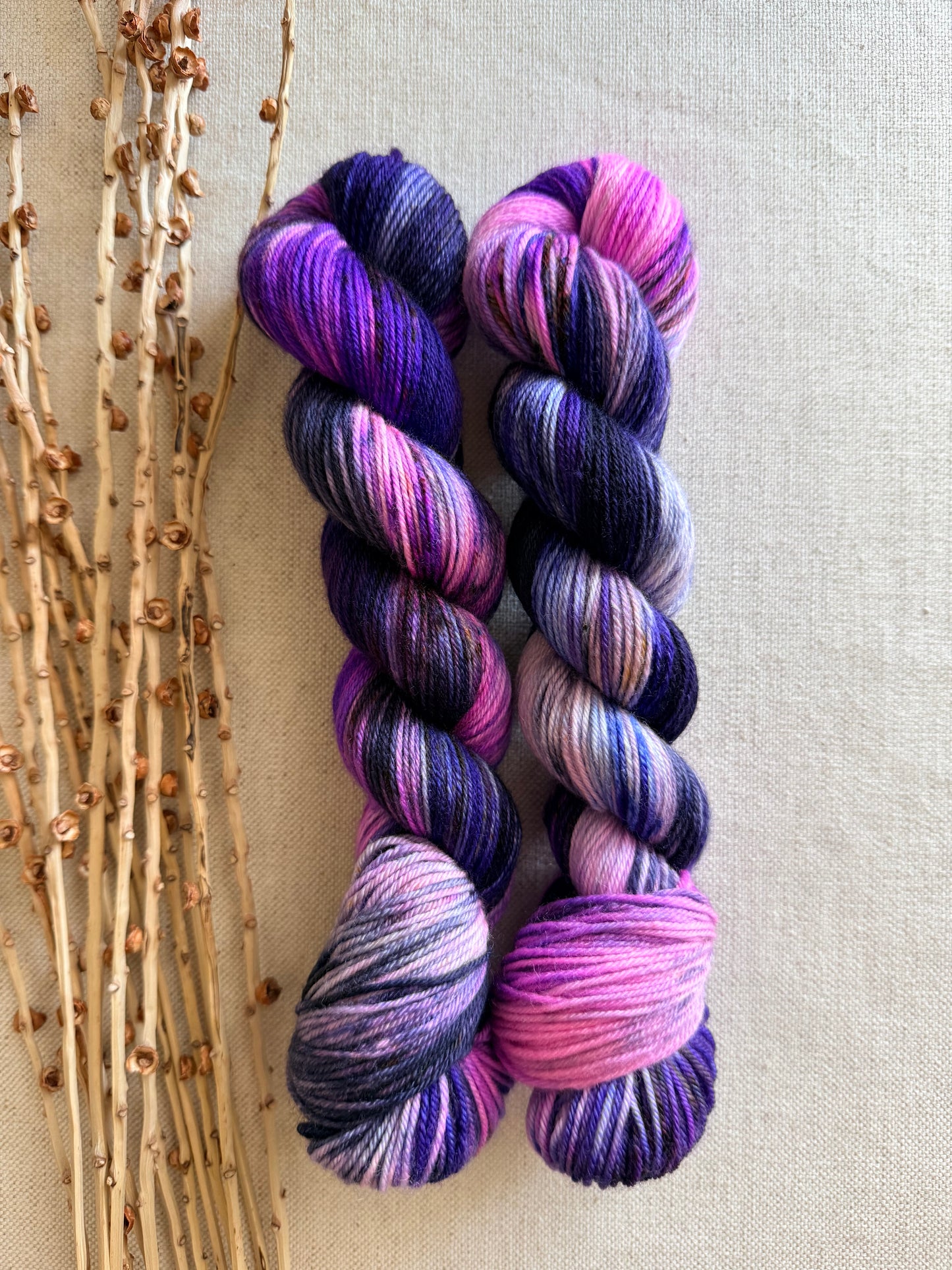 Berry Ice SW Merino Nylon 50g Skein