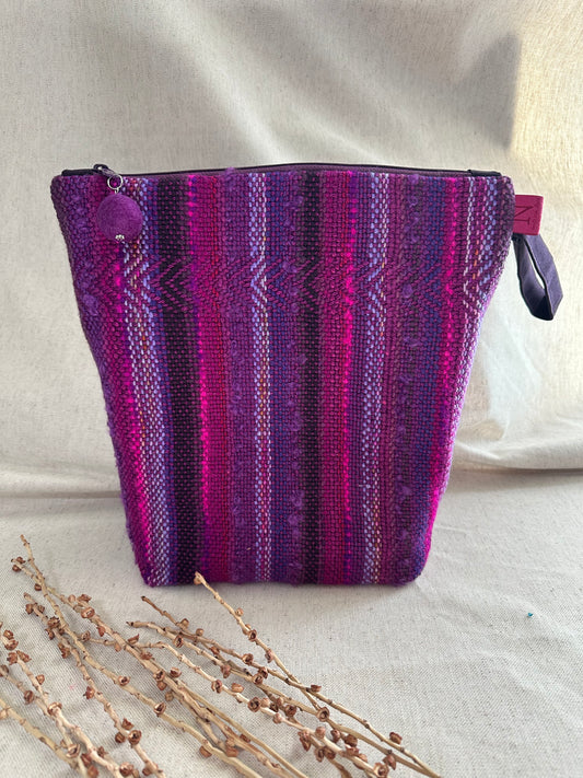 Magenta Purple Handwoven Bag