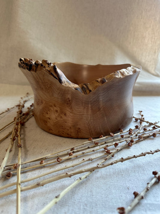 Live Edge Hand Turned Bowl