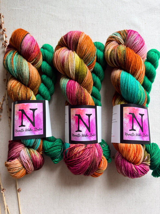 Take a Flying Leap at a Rolling Pumpkin Sock Set