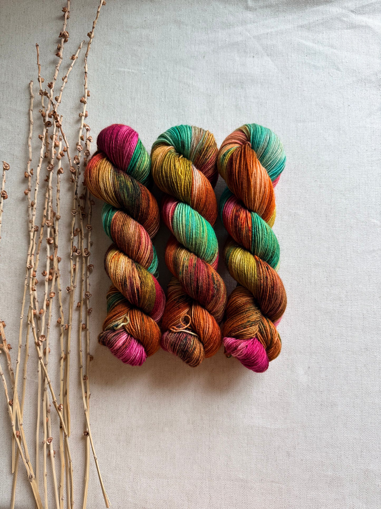 Take a Flying Leap at a Rolling Pumpkin - SW Wool Recycled Nylon 100g