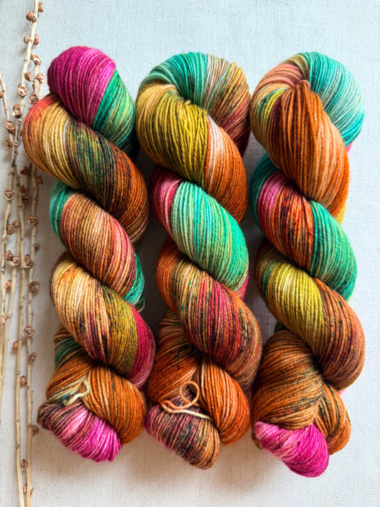 Take a Flying Leap at a Rolling Pumpkin - SW Wool Recycled Nylon 100g