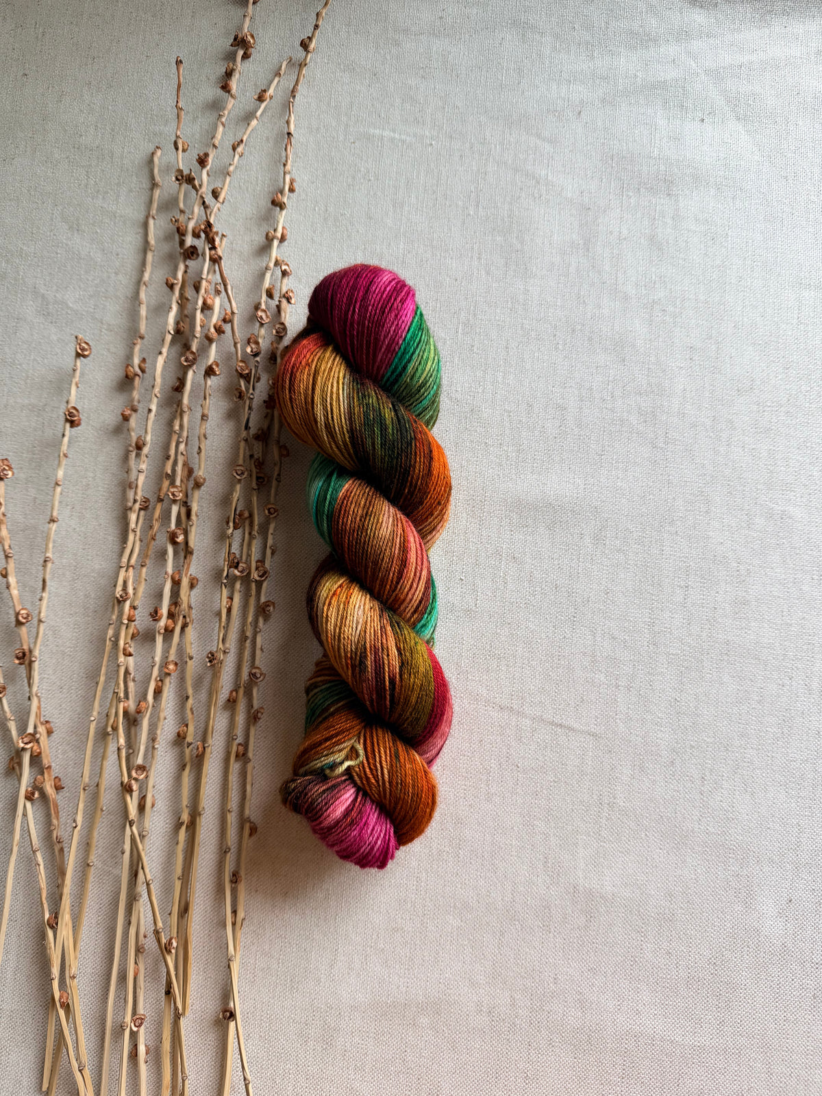 Take a Flying Leap at a Rolling Pumpkin - SW Wool Recycled Nylon 100g