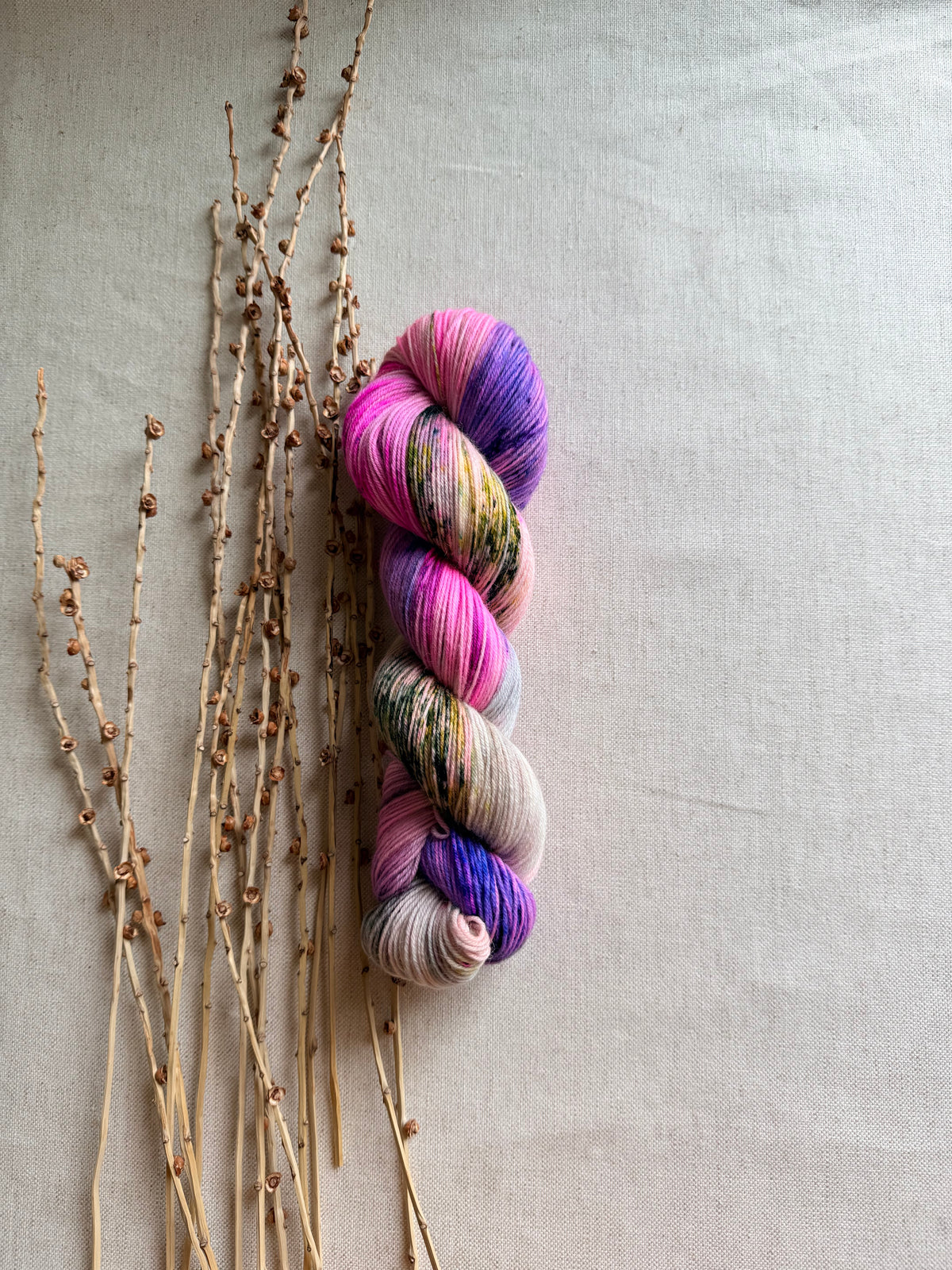 Sweet Pea Vines - SW Wool Recycled Nylon 100g