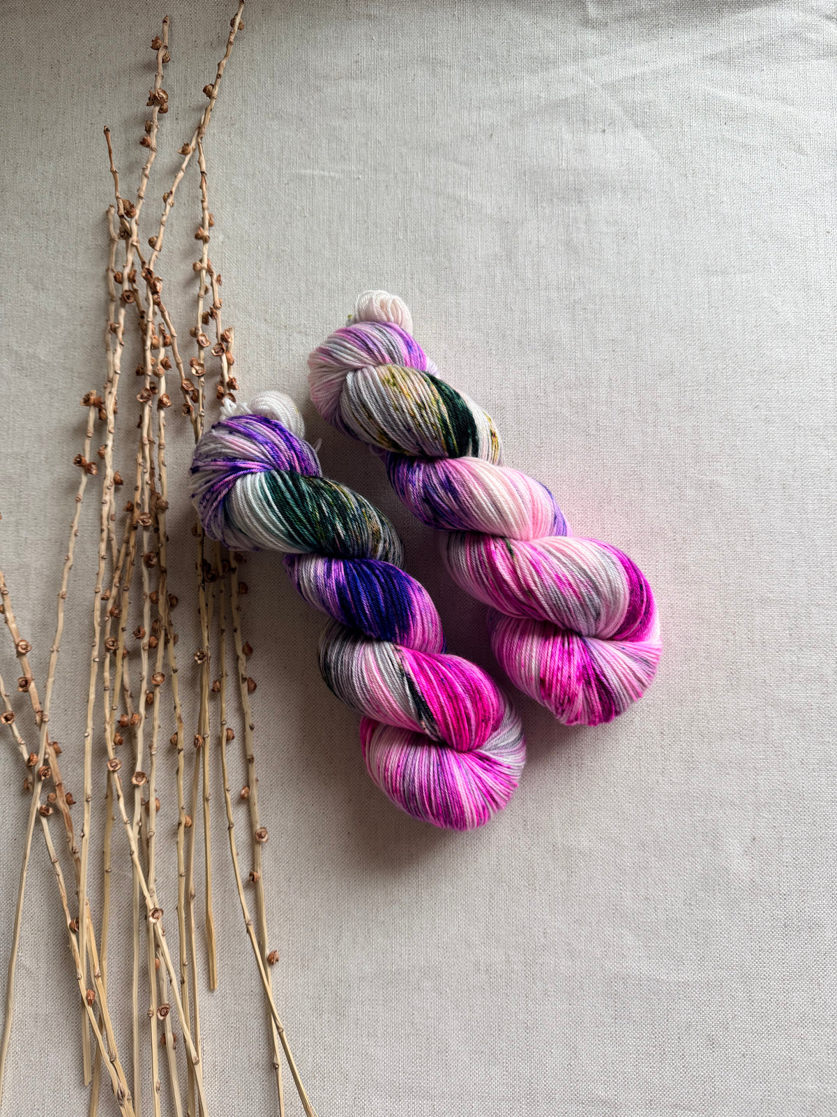 Sweet Pea Vines SW Merino Nylon 100g