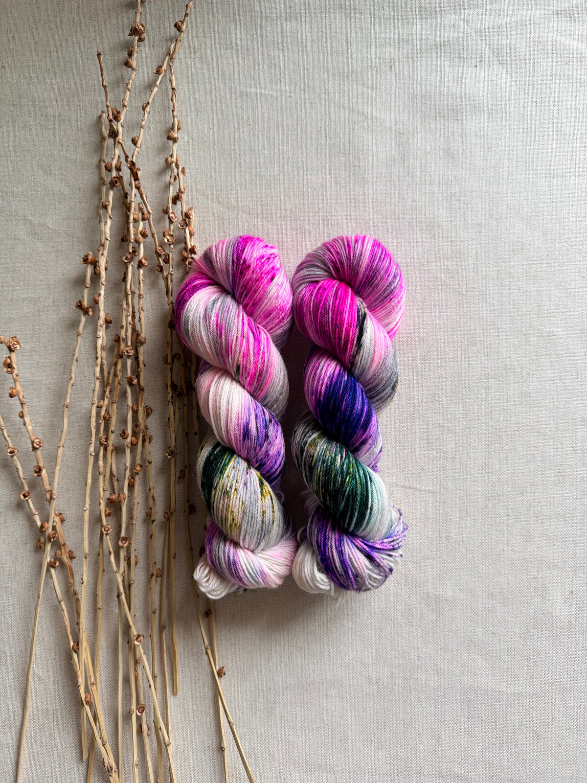 Sweet Pea Vines SW Merino Nylon 100g