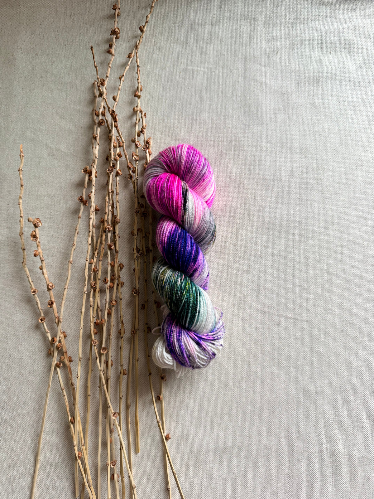 Sweet Pea Vines SW Merino Nylon 100g