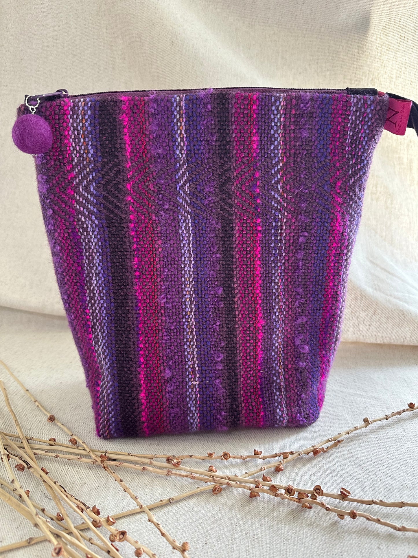 Purple Handwoven Bag