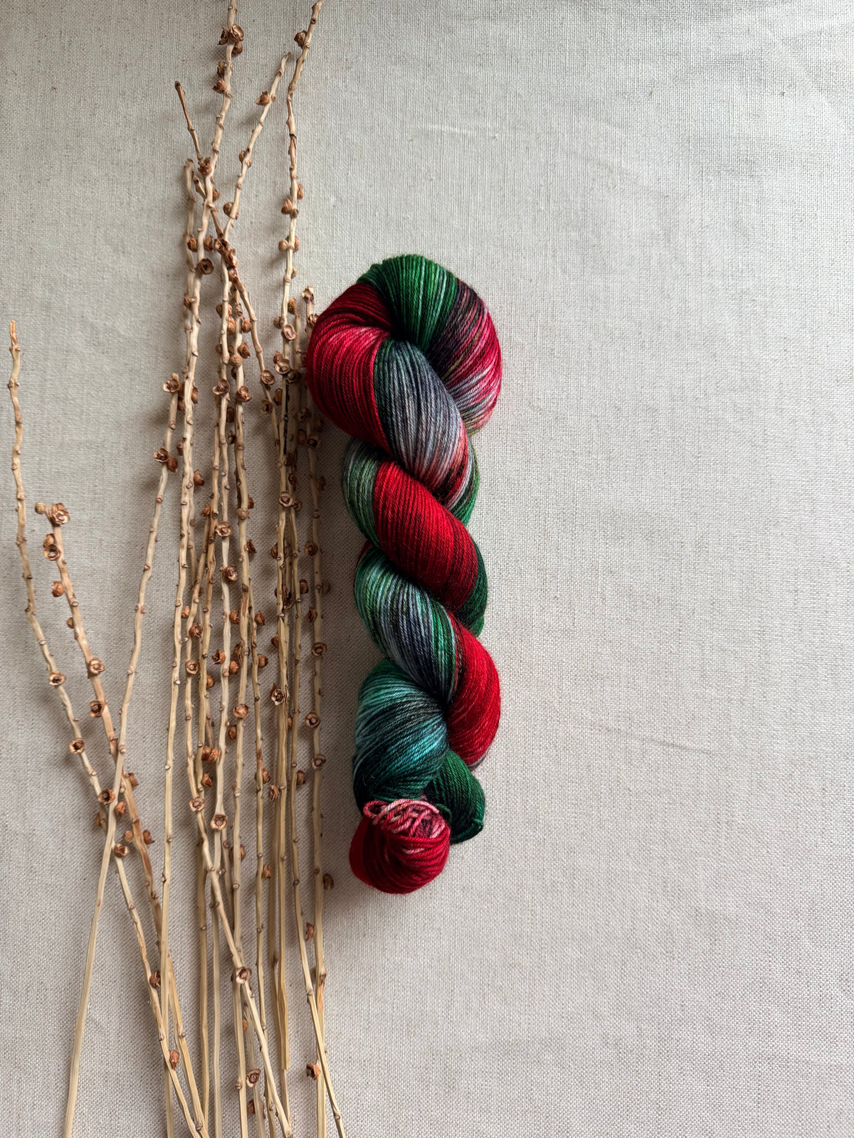 A Washington Christmas - A Washington State Colorway - SW Wool Recycled Nylon 100g