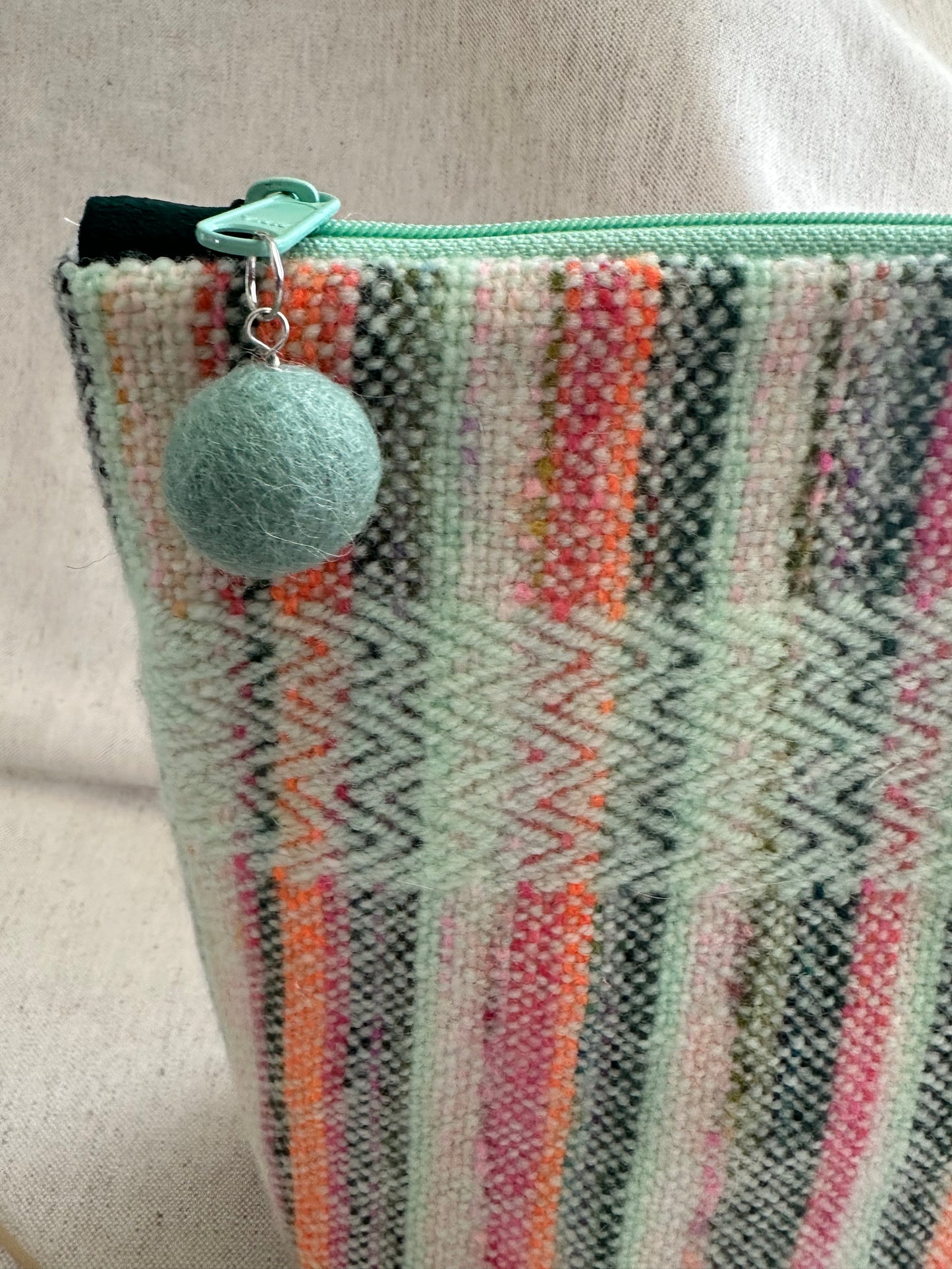 Mint Green Handwoven Bag