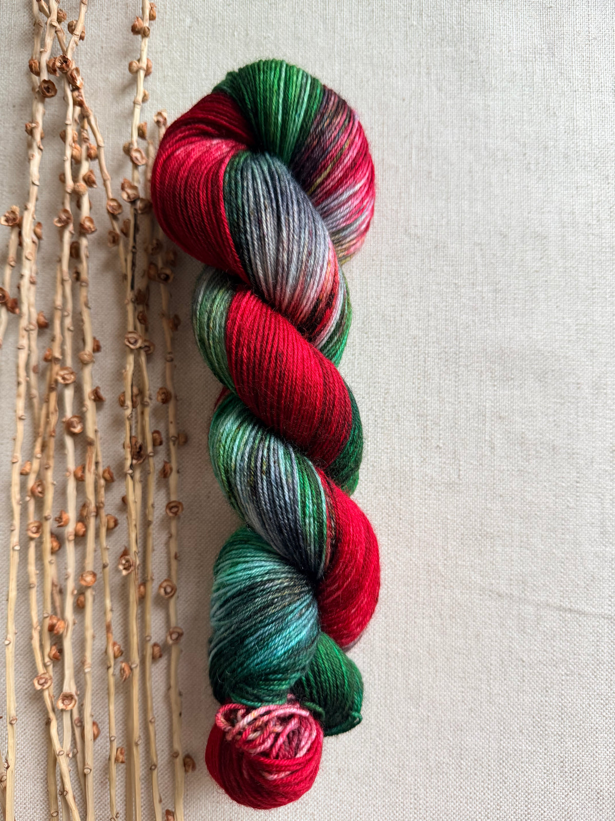 A Washington Christmas - A Washington State Colorway - SW Wool Recycled Nylon 100g