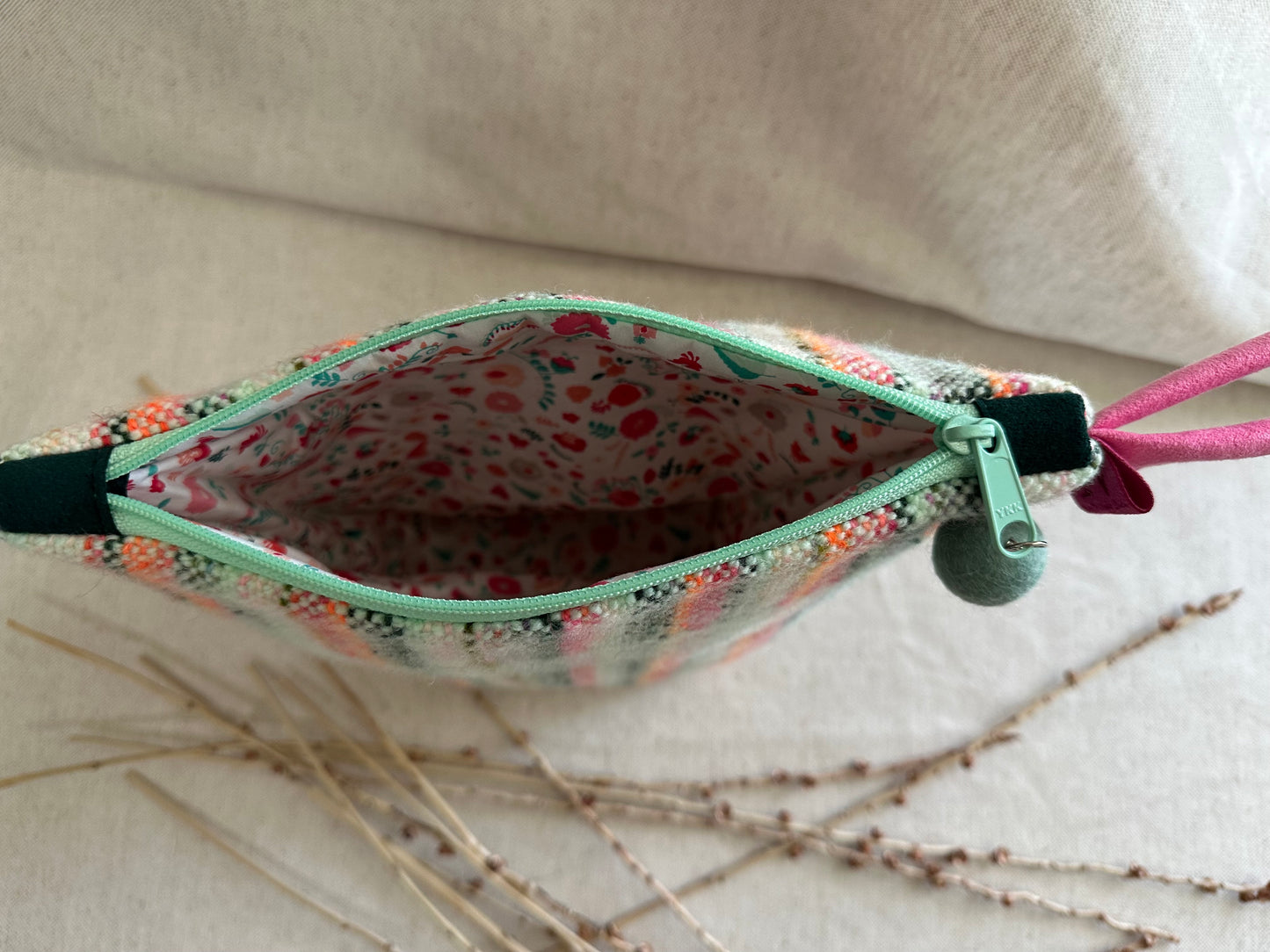 Mint Green Handwoven Bag