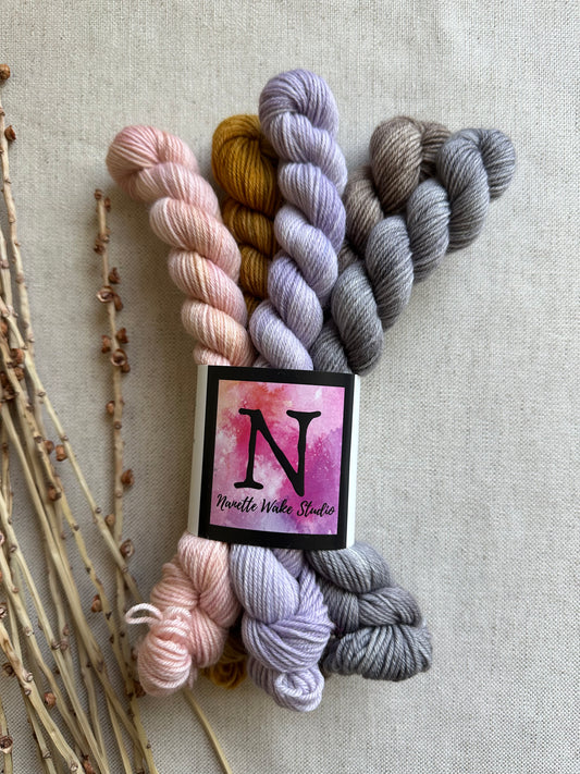 Honey Harvest - SW Merino Nylon Mini Skein Set