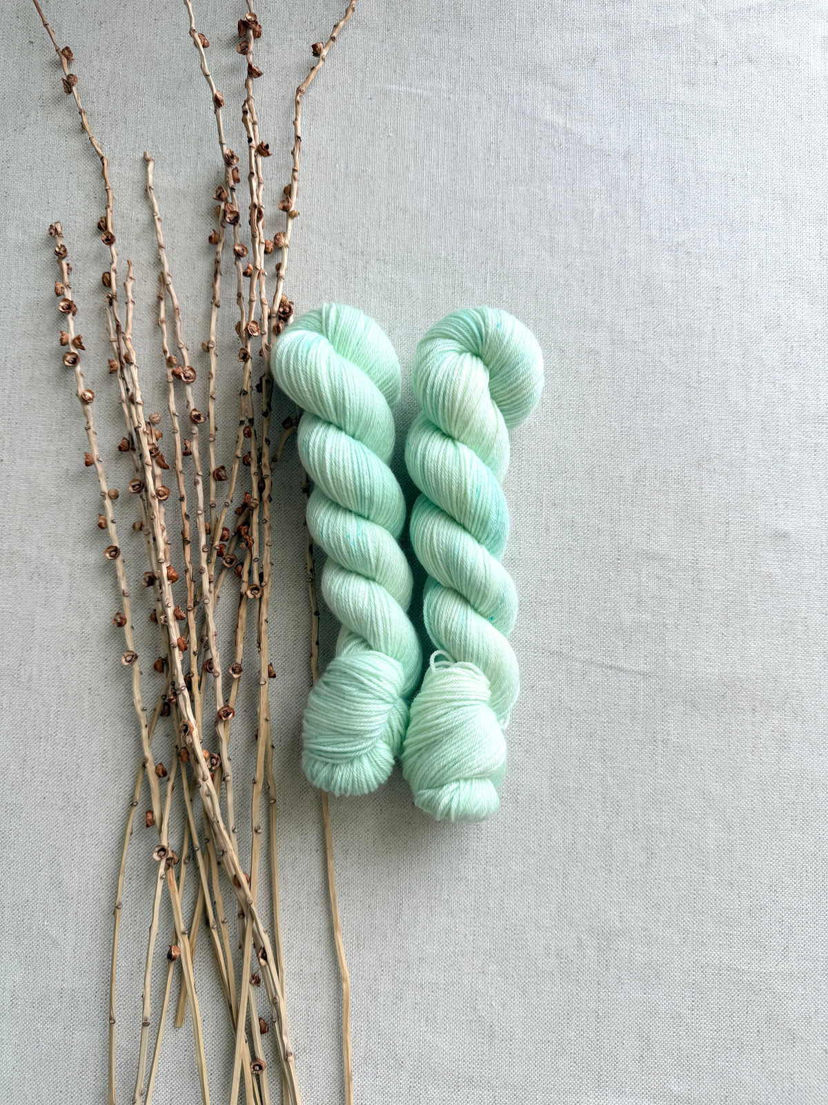 Icy Green SW Merino Nylon 50g Skein