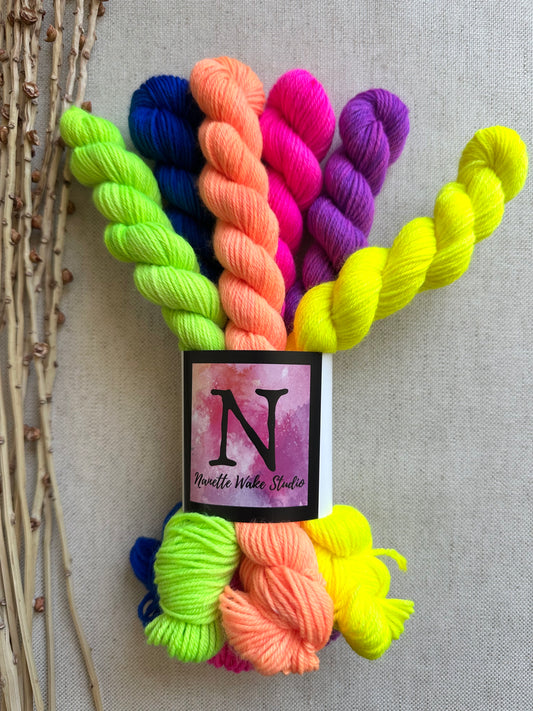 Peep Squad - SW Merino Nylon Mini Skein Set (Copy)