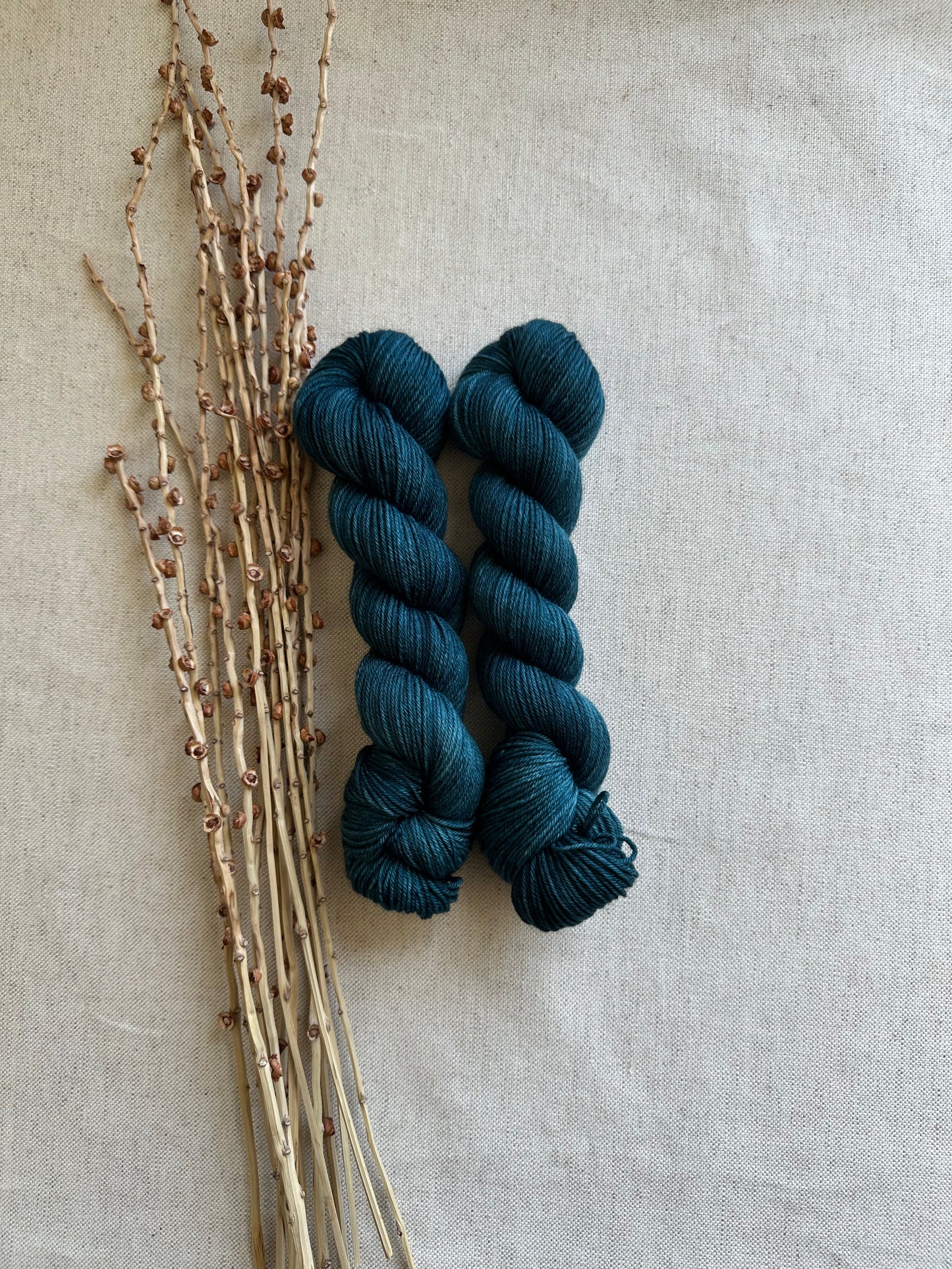 Teal SW Merino Nylon 50g Skein
