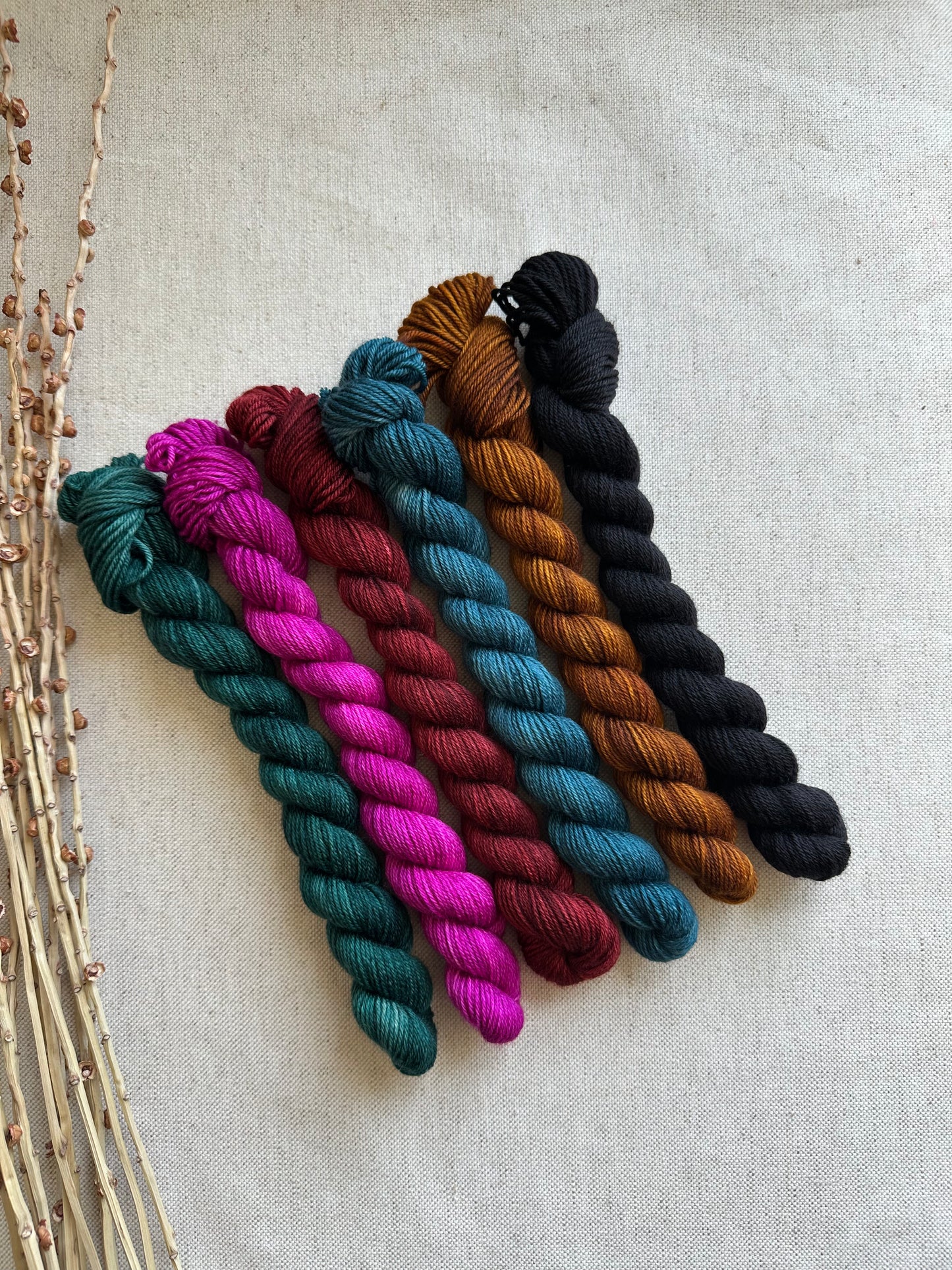 The Kings Jewels - SW Merino Nylon Mini Skein Set