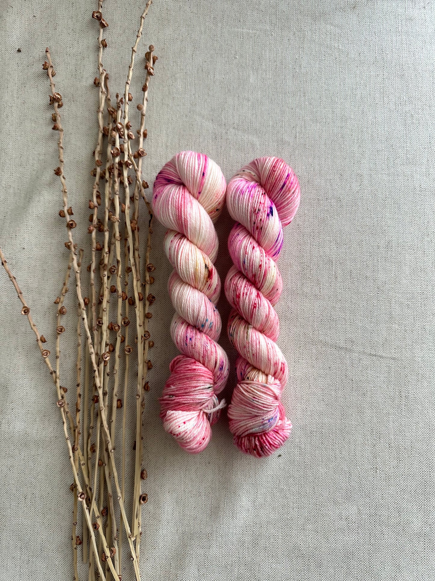 Strawberry Daiquiri SW Merino Nylon 50g Skein