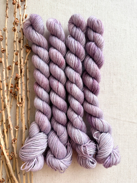 Dusty Lavender - SW Wool Recycled Nylon Mini Skein