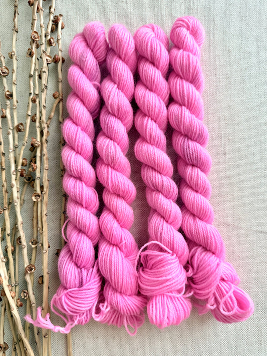 Cotton Candy - SW Wool Recycled Nylon Mini Skein