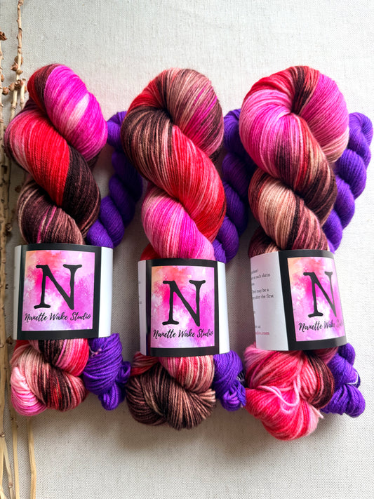Dancing Pink Elephants Sock Set
