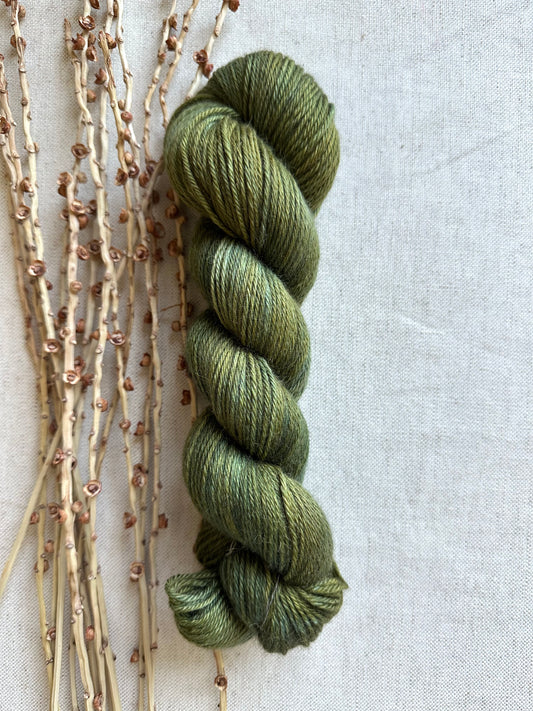 Olive Drab Merino Baby Alpaca
