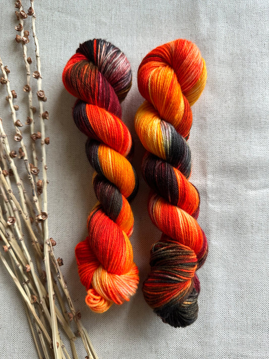 Snap, Crackle SW Merino Nylon 50g Skein
