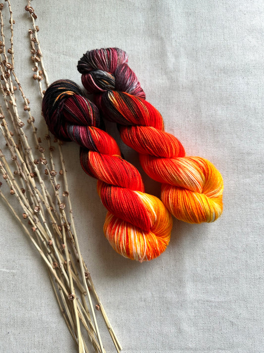 Snap, Crackle SW Merino Nylon Yarn
