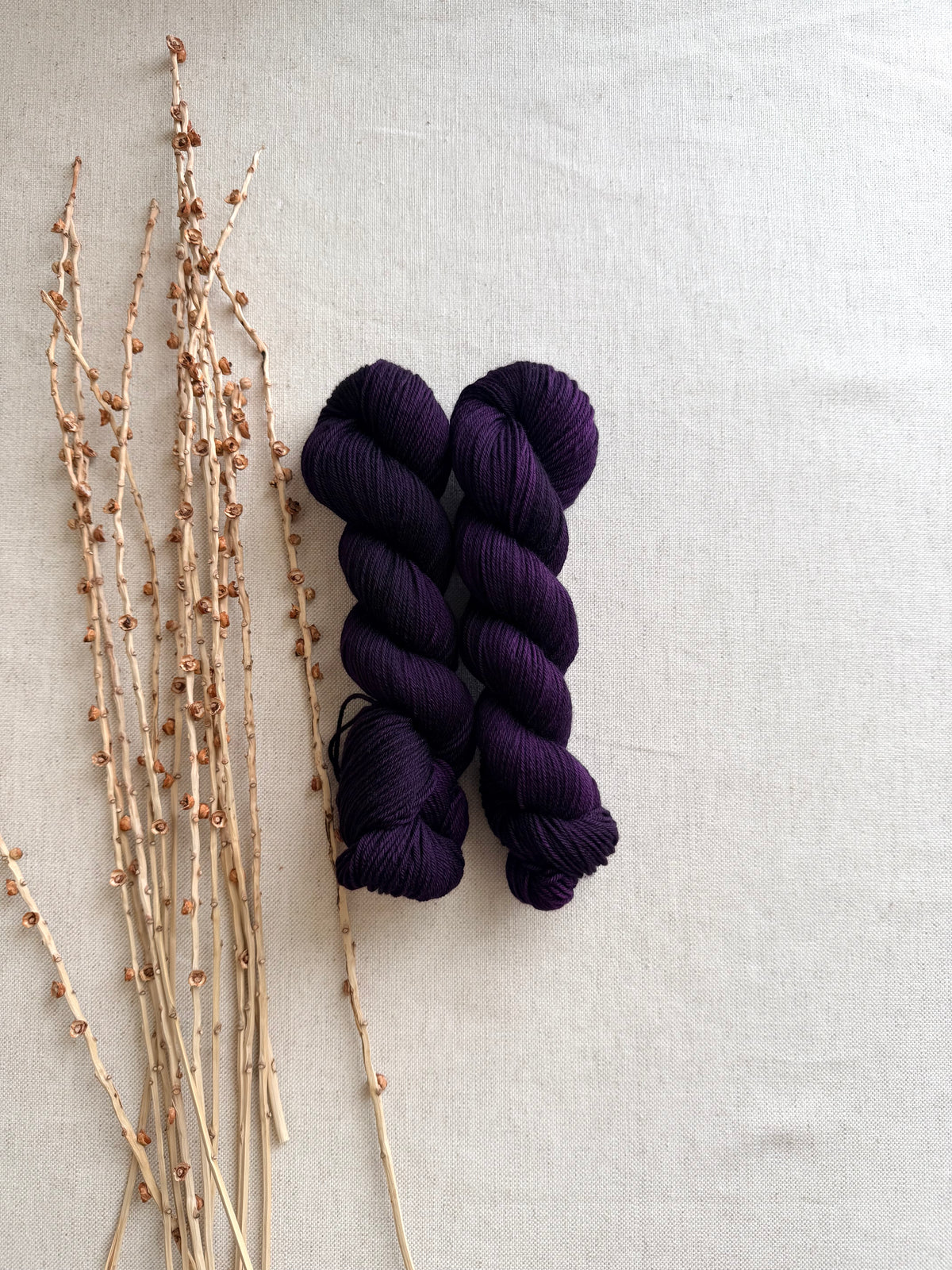 Purple SW Merino Nylon 50g Skein