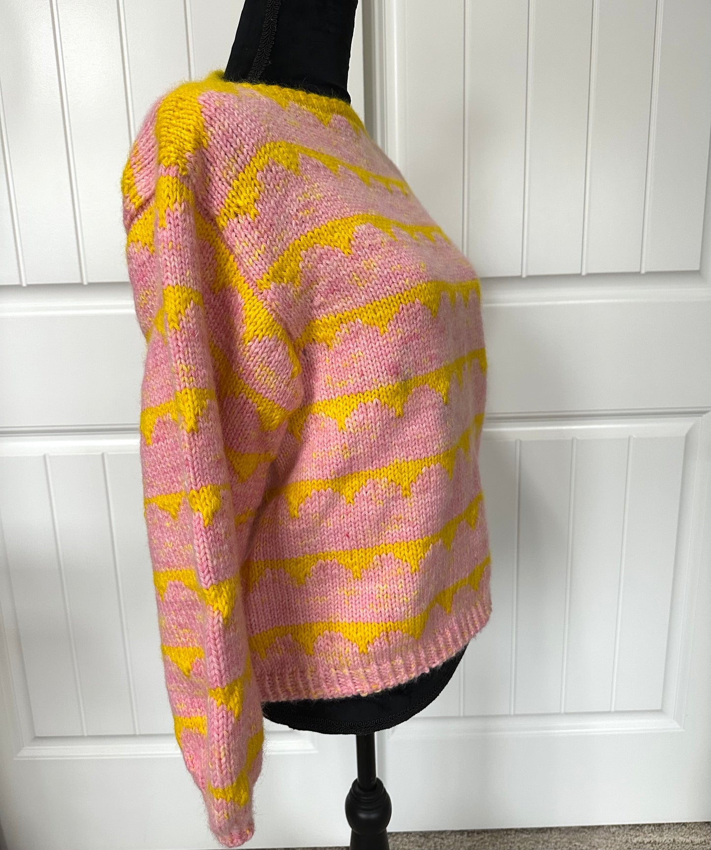 Pink Yellow Sweater