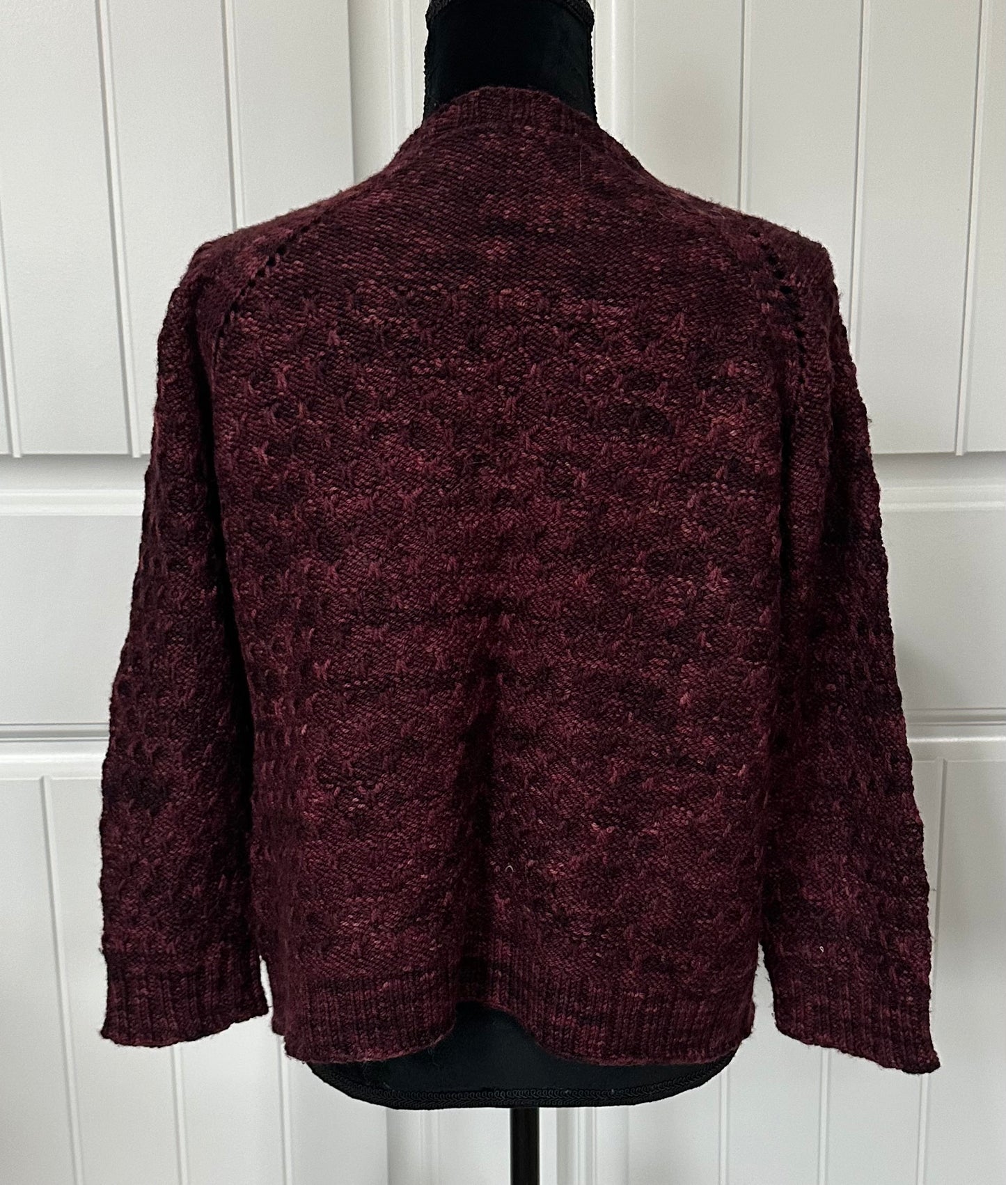 Burgundy Cardigan