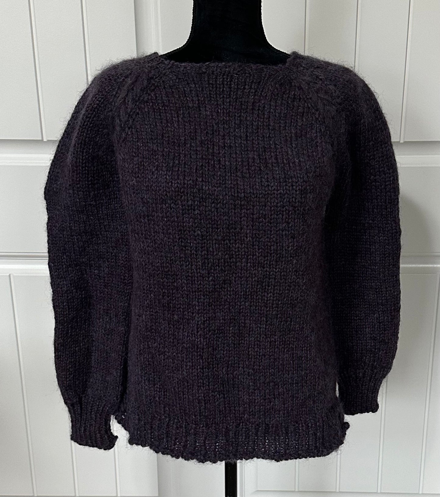 Aubergine Pullover Sweater