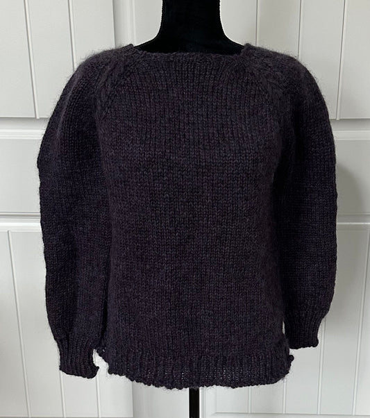 Aubergine Pullover Sweater