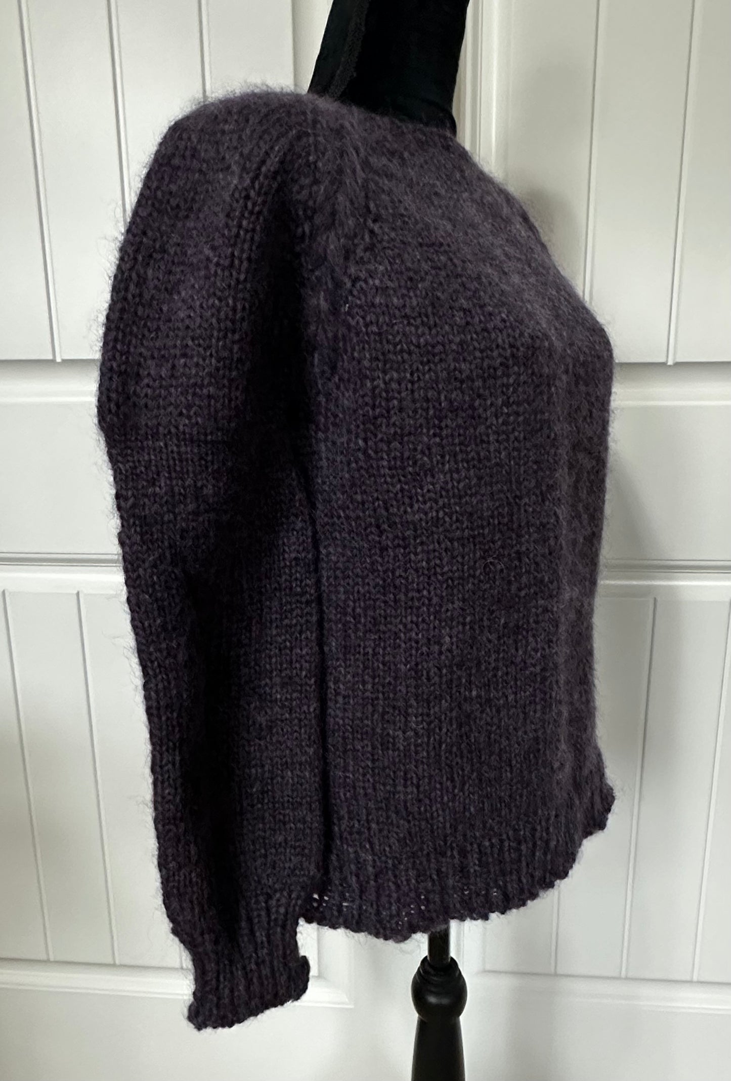 Aubergine Pullover Sweater