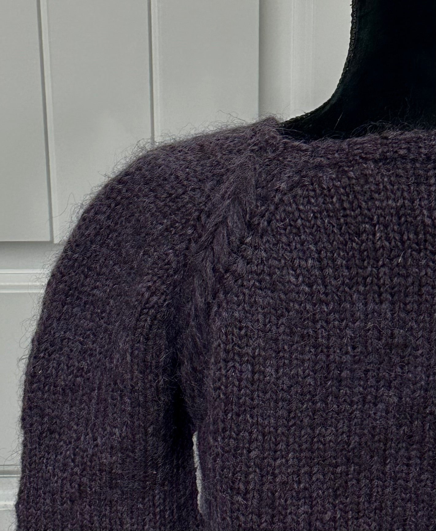 Aubergine Pullover Sweater