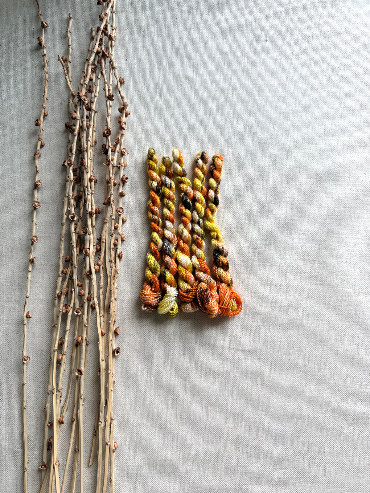 Candy Corn Crush Embroidery Thread