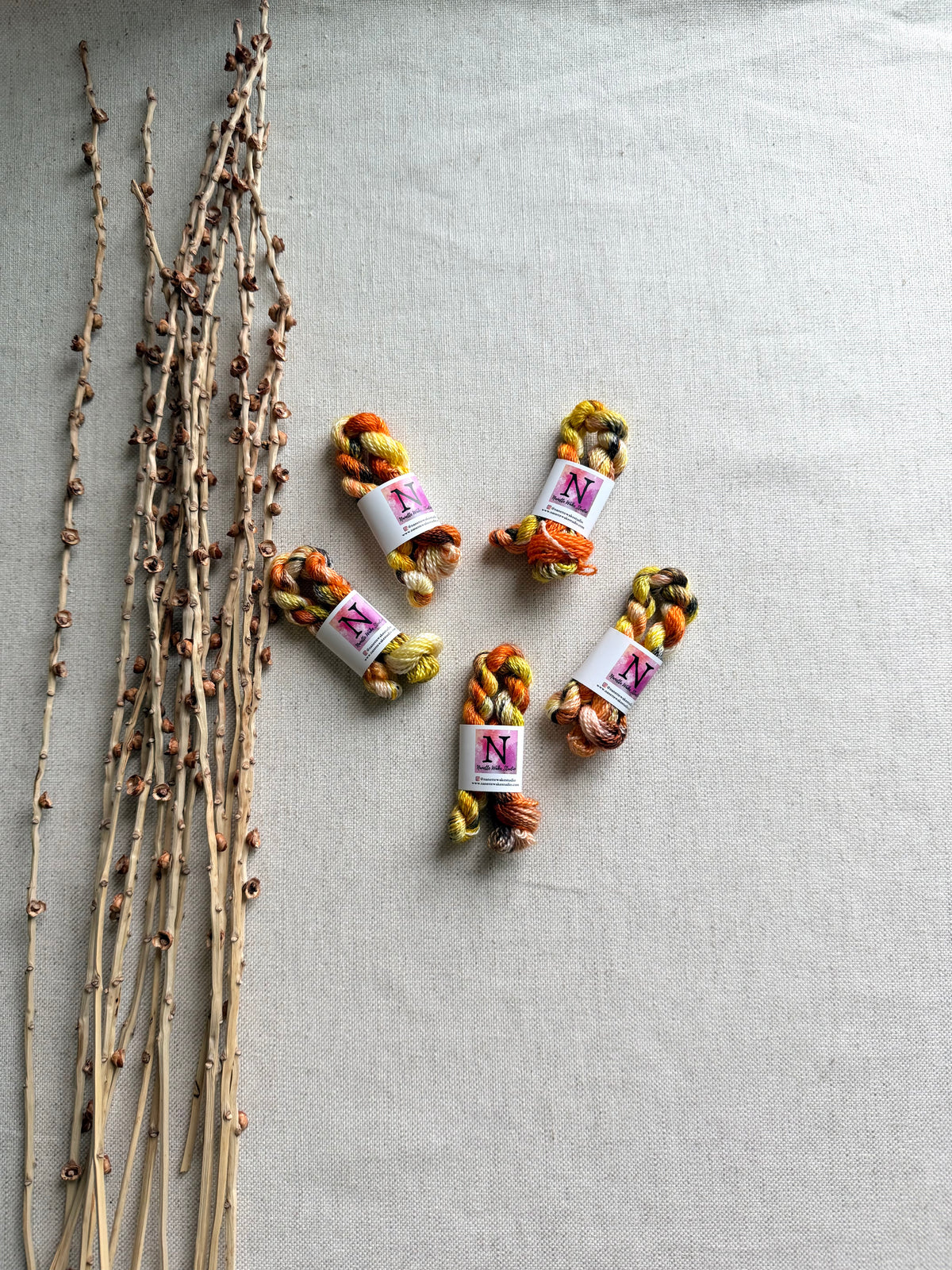 Candy Corn Crush Embroidery Thread