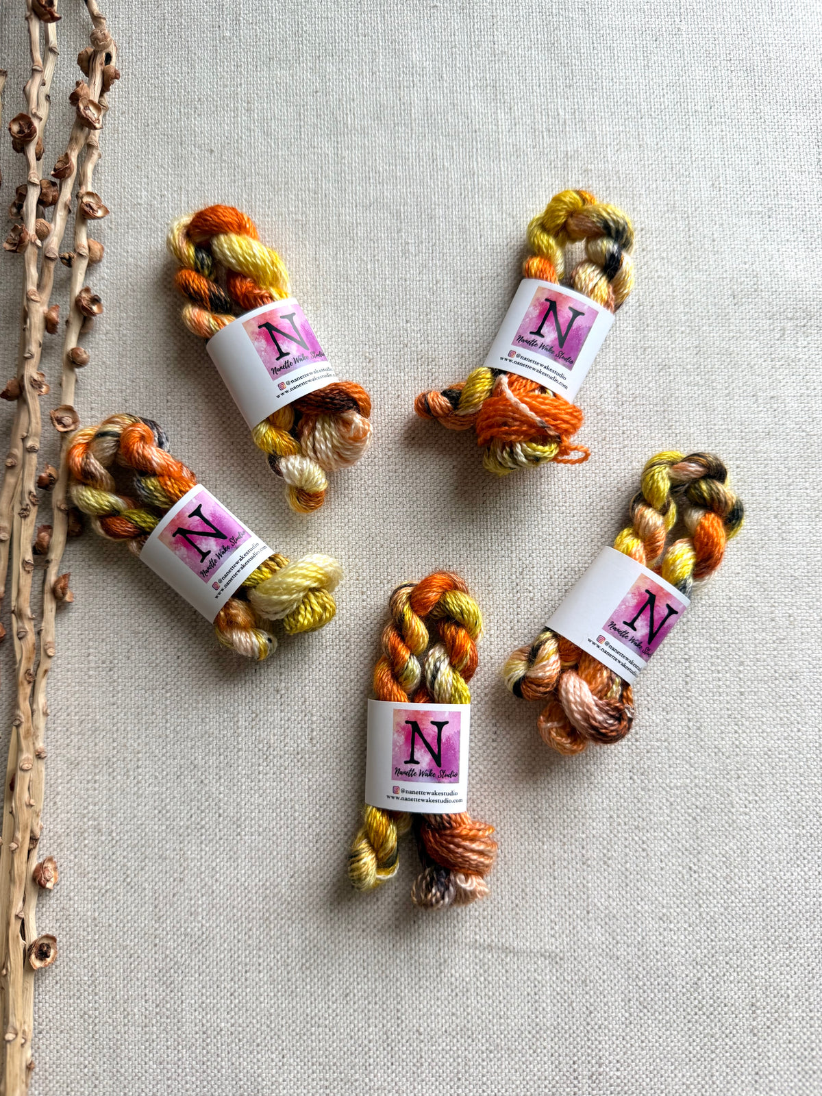 Candy Corn Crush Embroidery Thread