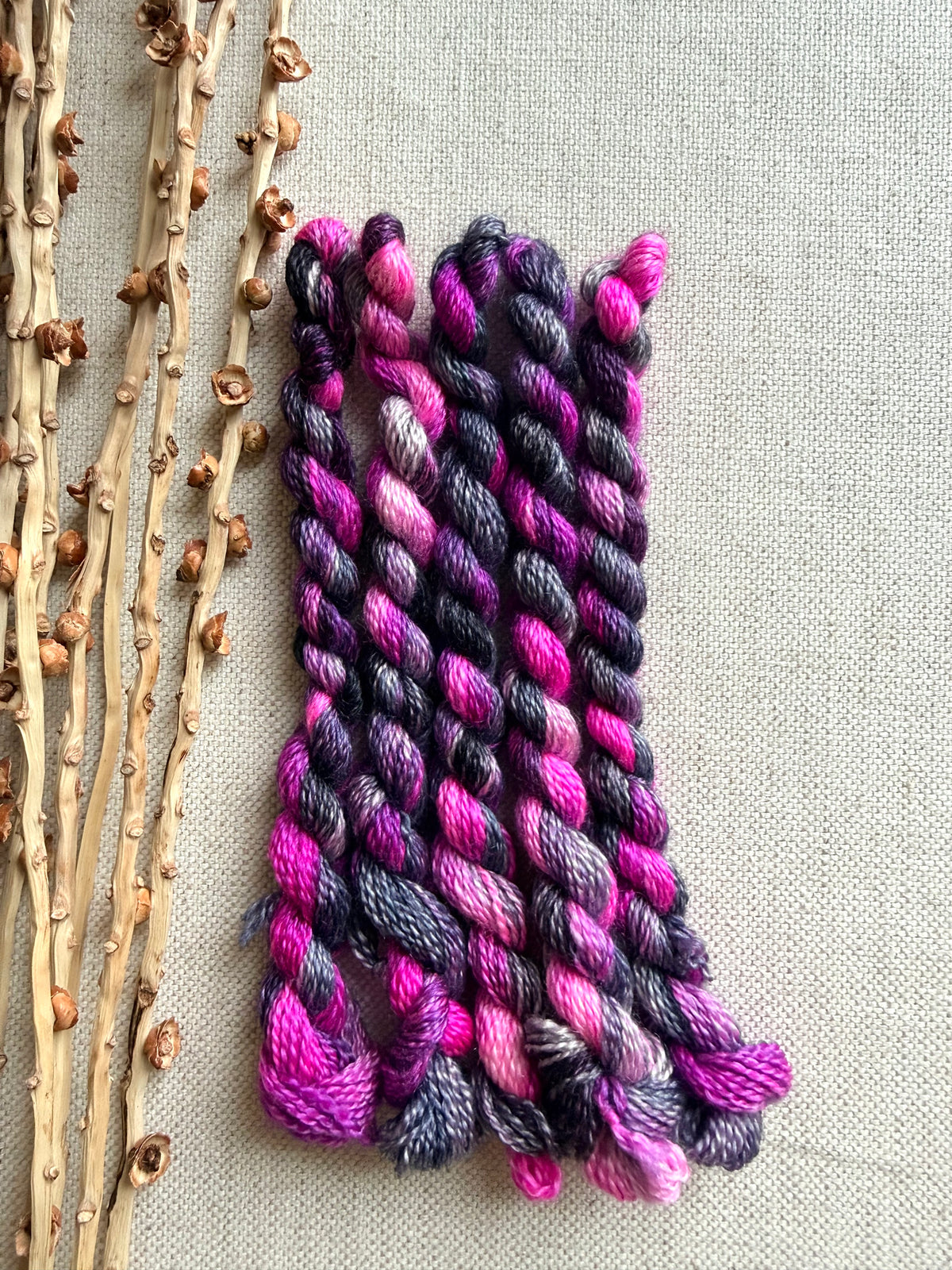 Lipstick Smudges Embroidery Thread