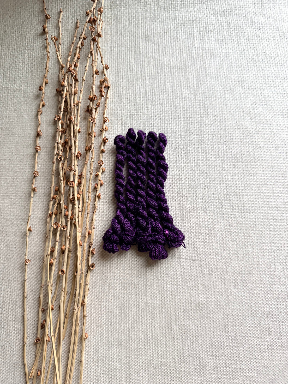 Purple Embroidery Thread