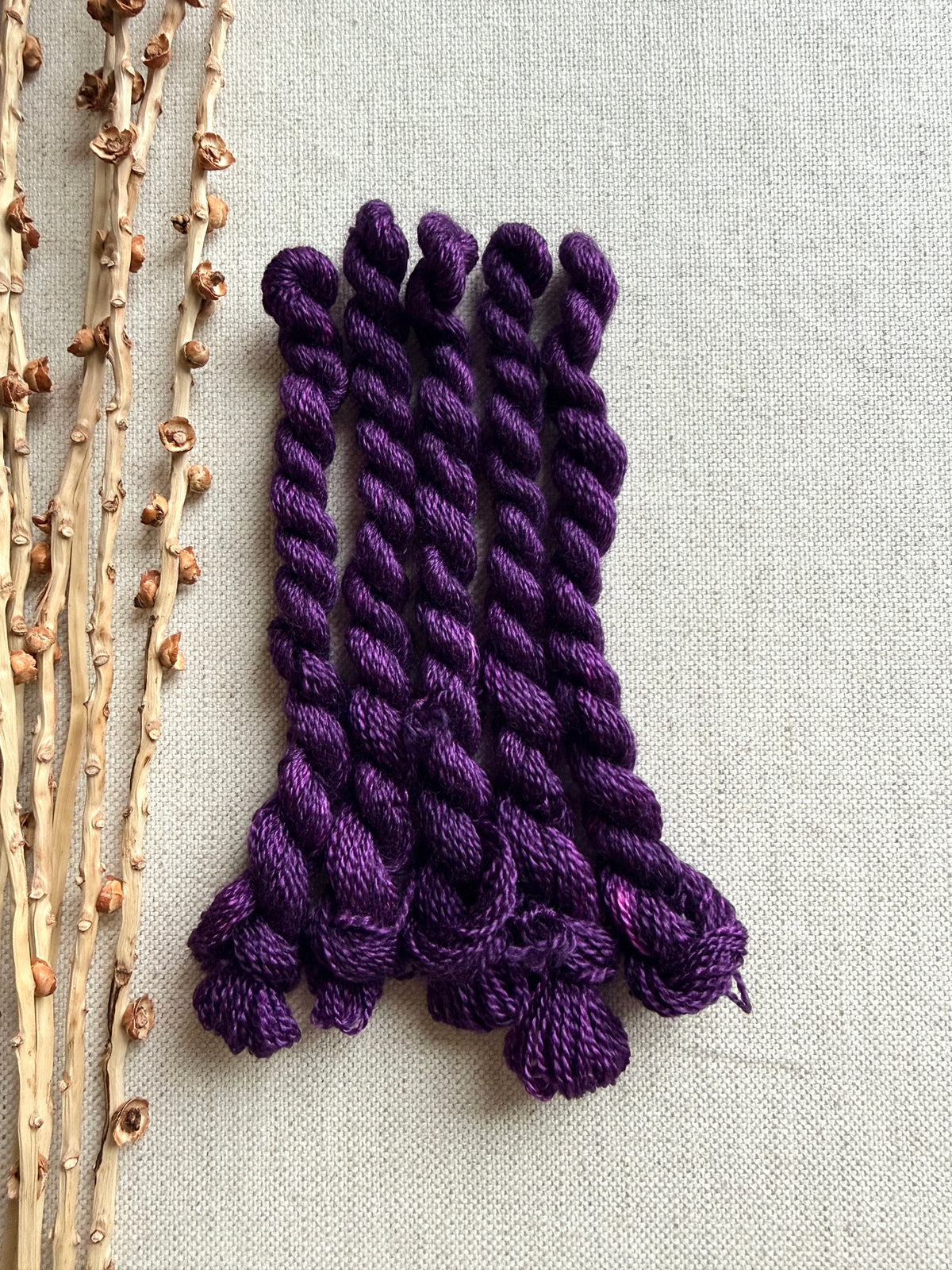 Purple Embroidery Thread